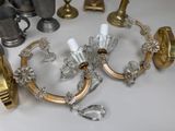 a lot of silver and gold items on the table