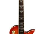 a close up of a guitar on a white background with a white background