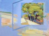l'image d'un tableau représentant un arbre au milieu d'un tableau