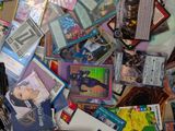many different types of pokemon cards on the table