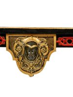 Rare console en bois mouluré et sculpté, laqué et doré de fo… (photo 3)