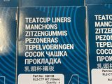 four boxes of teacup liners sitting on top of a table