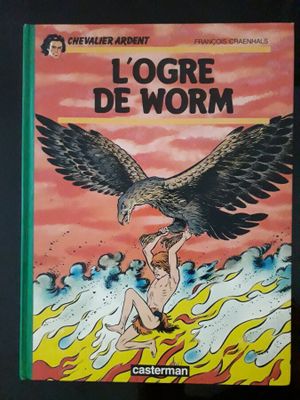 On voit ici la couverture du livre *L'Ogre de Wormm*