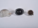 three different types of screws are shown on a white surface