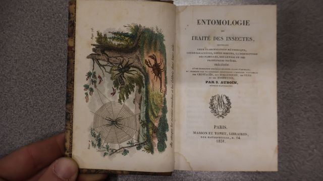 Entomologie ou traité des insectes par S Auboin 1831