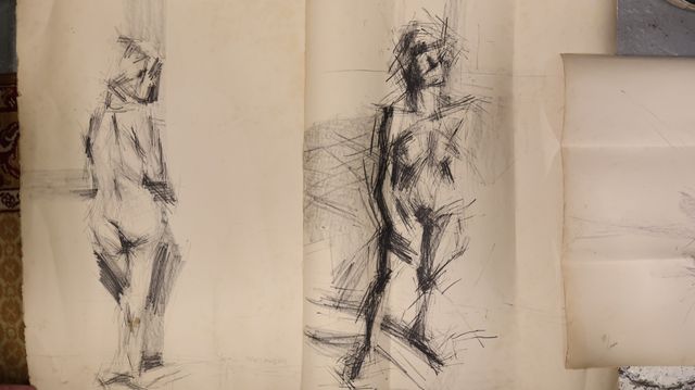 4 estampes signées Gérard FROMANGER (1939-2021) non encadrées sig...
