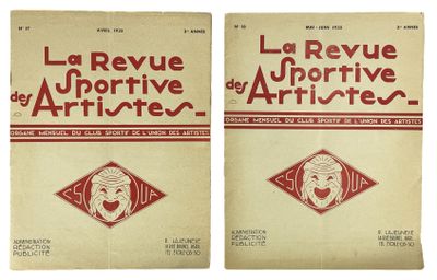 deux brochures pour la revue consacrée à un livre d'artiste