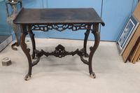Table à thé en bois dur dans le goût de VIARDOT, entretoise … (photo 2)