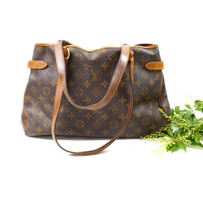 louis vuitton monogram canvas and leather tote bag