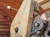 a machine that is sitting inside of a building