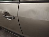 a close up of a door handle on a car