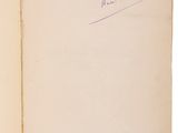 an open book with a handwritten title on the page