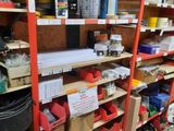 many shelves with different types of tools on them