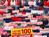 Lot de 100 pièces de lingerie, 100 % neuves