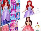 disney princess ariel doll with red hair and purple dress