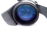 a close up view of a camera with a lens on it
