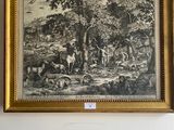 a picture of a painting hanging on the wall