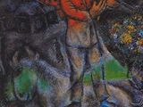 the cover of a book with a painting of a man riding a horse