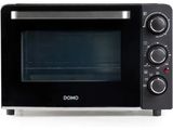 an image of a black toaster oven on a white background