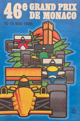 l'affiche du Grand Prix de Monaco