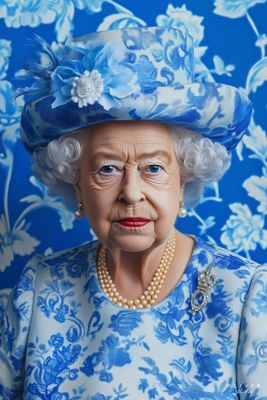 Sébastien OLIVER  - The Blue Queen - Impression sur papier photo brill