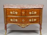 an image of a marble top chest of drawers