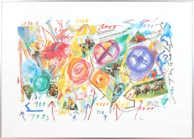 Jean Tinguely (1925-1991) Courses hippiques ("Pferderennen")…