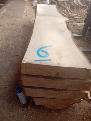 a large piece of wood that is sitting on the ground