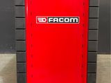 the back of a red and black cart with the word dragon on it