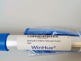 a picture of a blue and white tube of toothpaste