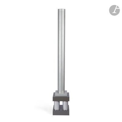 an image of a tall metal pole on a white background