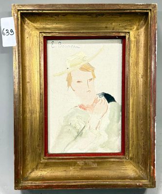 une image d'un tableau représentant une femme avec un oiseau sur l'épaule