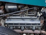 a close up view of an old car engine