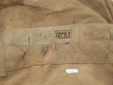 a brown piece of paper with a label on it