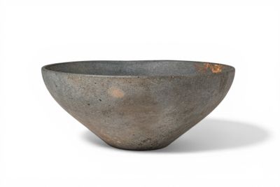 Grand Bol À Offrandes ÉGyptien EN Pierre Verte