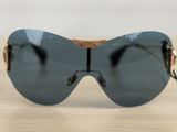 a pair of sunglasses that are on a table