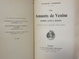 an open book with a picture of a woman on it