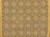 a painting of a gold frame with a pattern on it