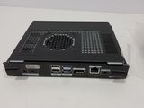 a close up of a laptop with two ports on it