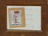 une photo d'un timbre sur lequel figure une croix