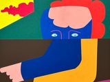 une image représentant un tableau où l'on voit un homme assis sur une chaise, les mains levées