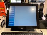 a desktop computer sitting on a desk with a keyboard and mouse