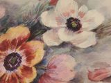 a painting of a bunch of flowers on a table
