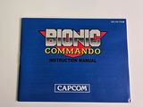 a close up of a blue book with the words bionic command on it