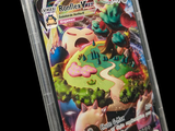une image d'une carte à collectionner Pokémon dans un étui en plastique