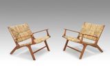 une paire de fauteuils danois du milieu du siècle dernier