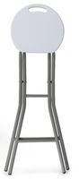 Tabouret pliant mange debout gris et blanc,sunnydays, défaut…