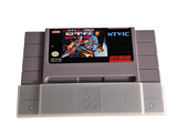 a nintendo game that is sitting on top of a white table