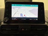 a car dashboard with a gps device on it