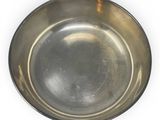 silver plate on a white background with a white background